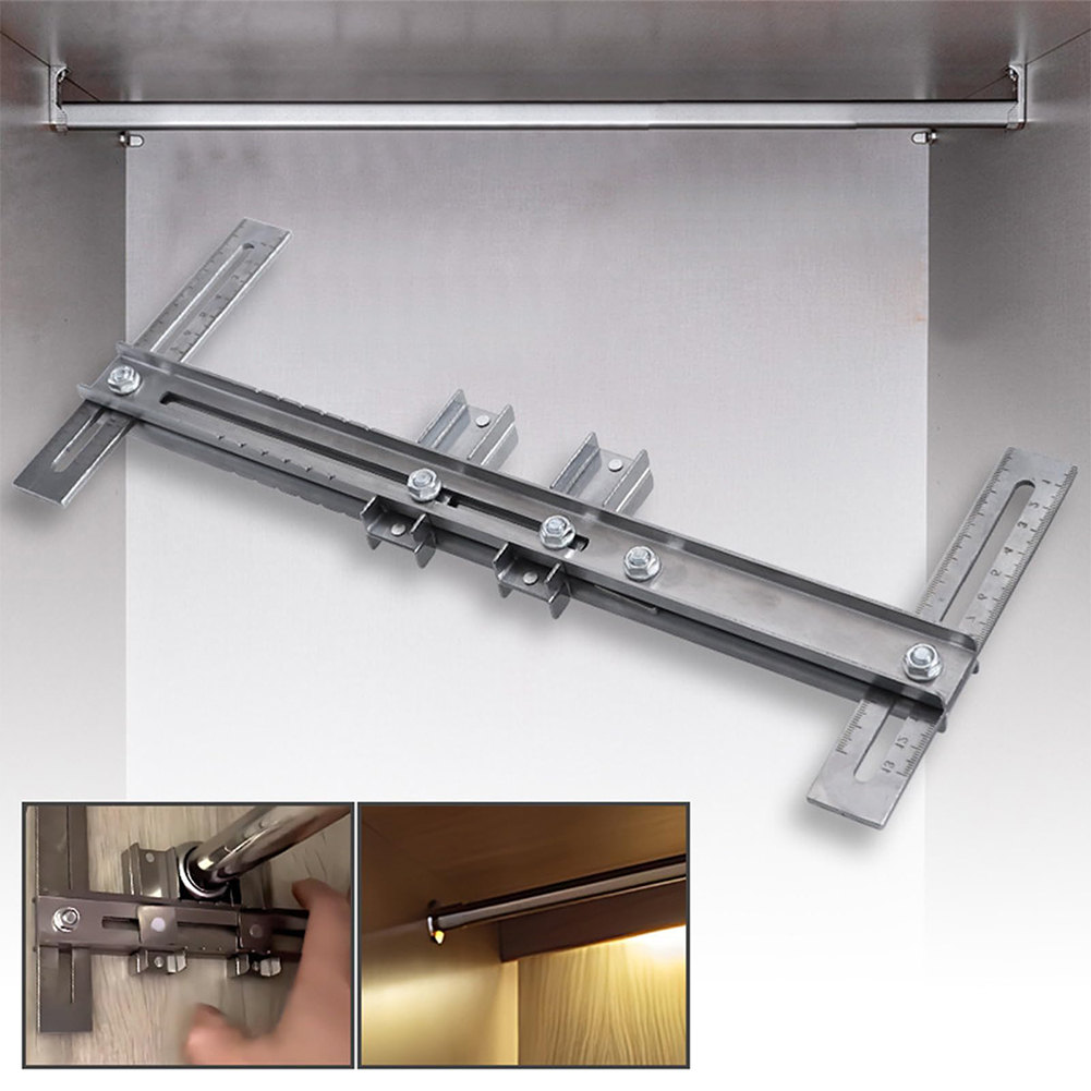 Woodworking Easy Projects - Adjustable Positioning Wardrobe Installation Tool For