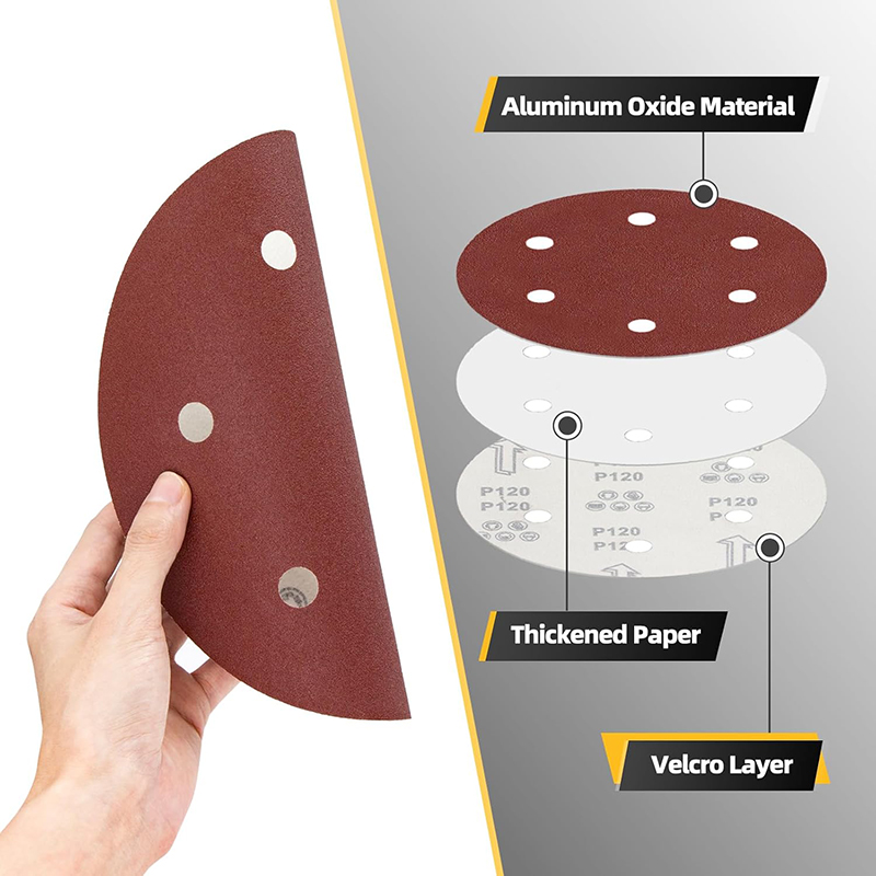 9 Inch 6 Holes 225 MM Wall San - огляд і ціна Woodworking Wallpaper
