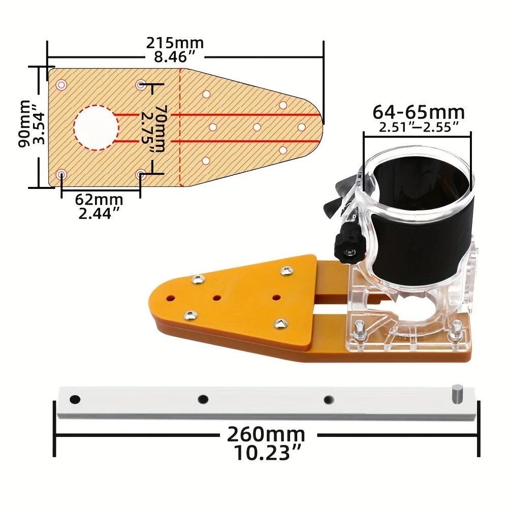 Circle Cutting Jig for Makita  - огляд і ціна Woodworking Jointer