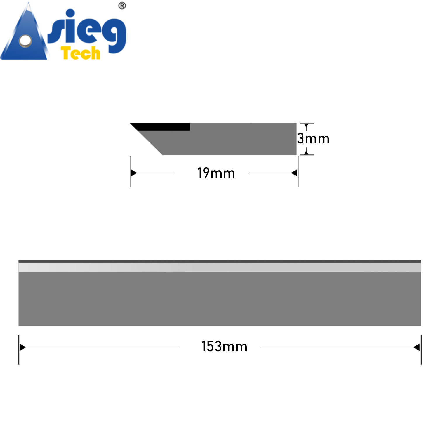 153×19×3mm Planer Blades Joint - огляд і ціна Woodworking Jointer