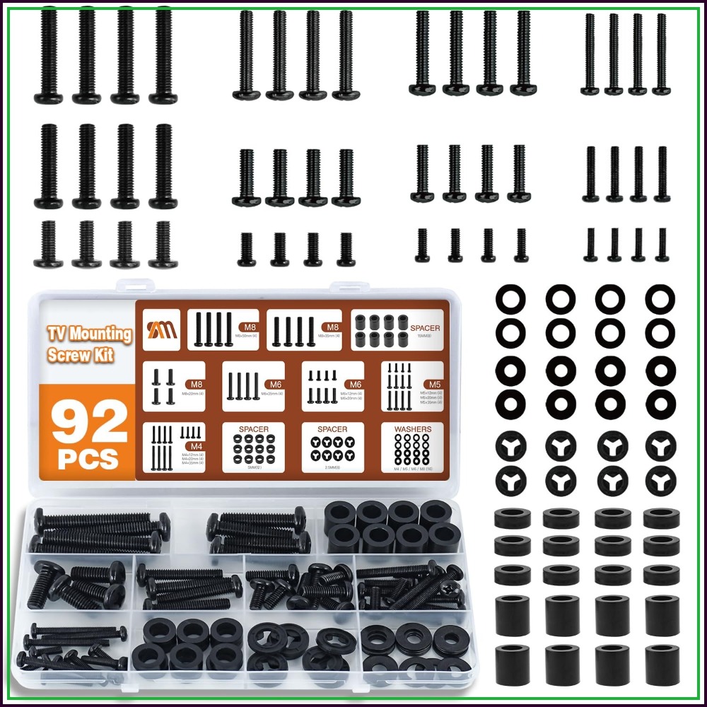 Universal TV Mount Screw Kit 9 - огляд і ціна Woodworking Images Free