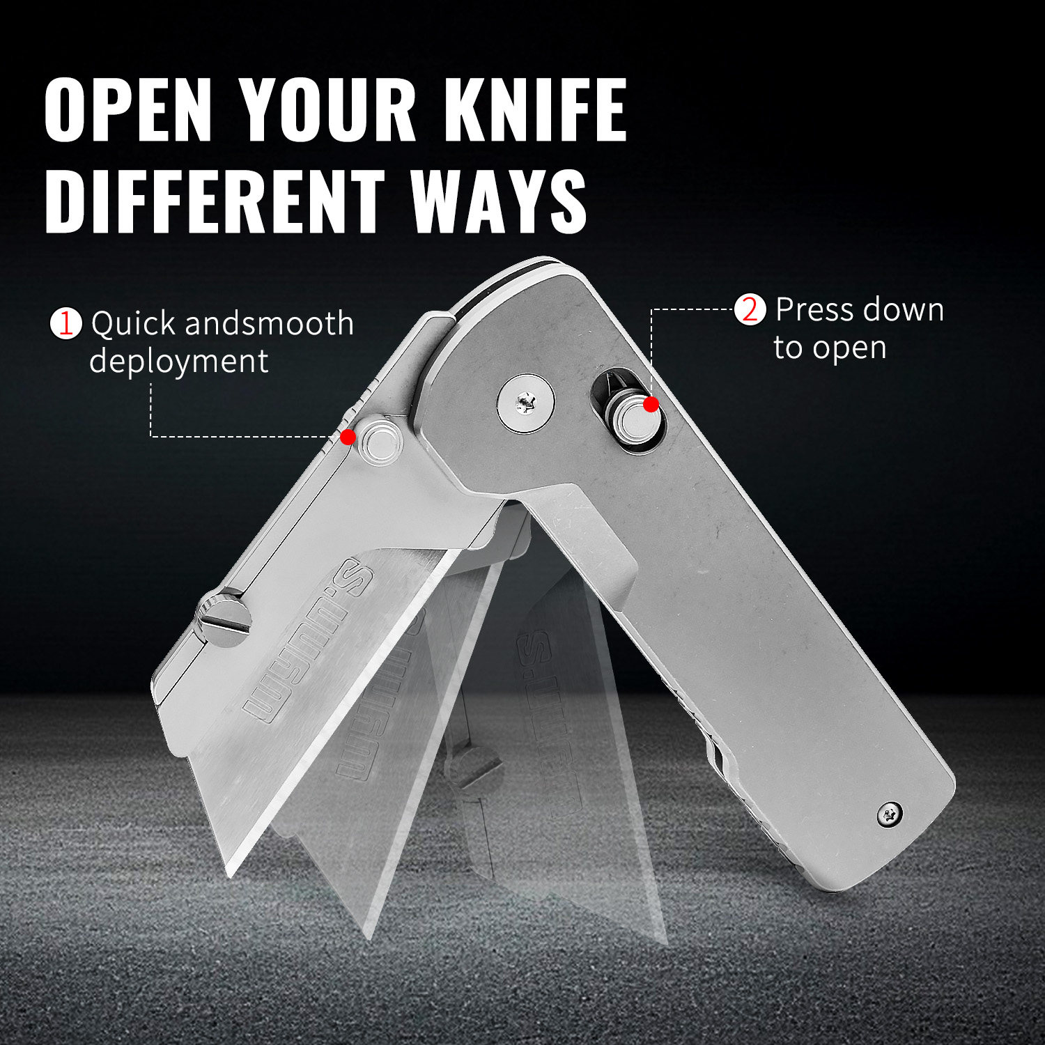 Utility Knife Titanium Alloy F - огляд і ціна Woodworking Wallpaper
